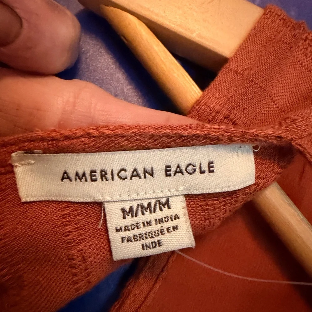 American Eagle Outfitters Terracotta Midi Dress - Picture 3 of 4